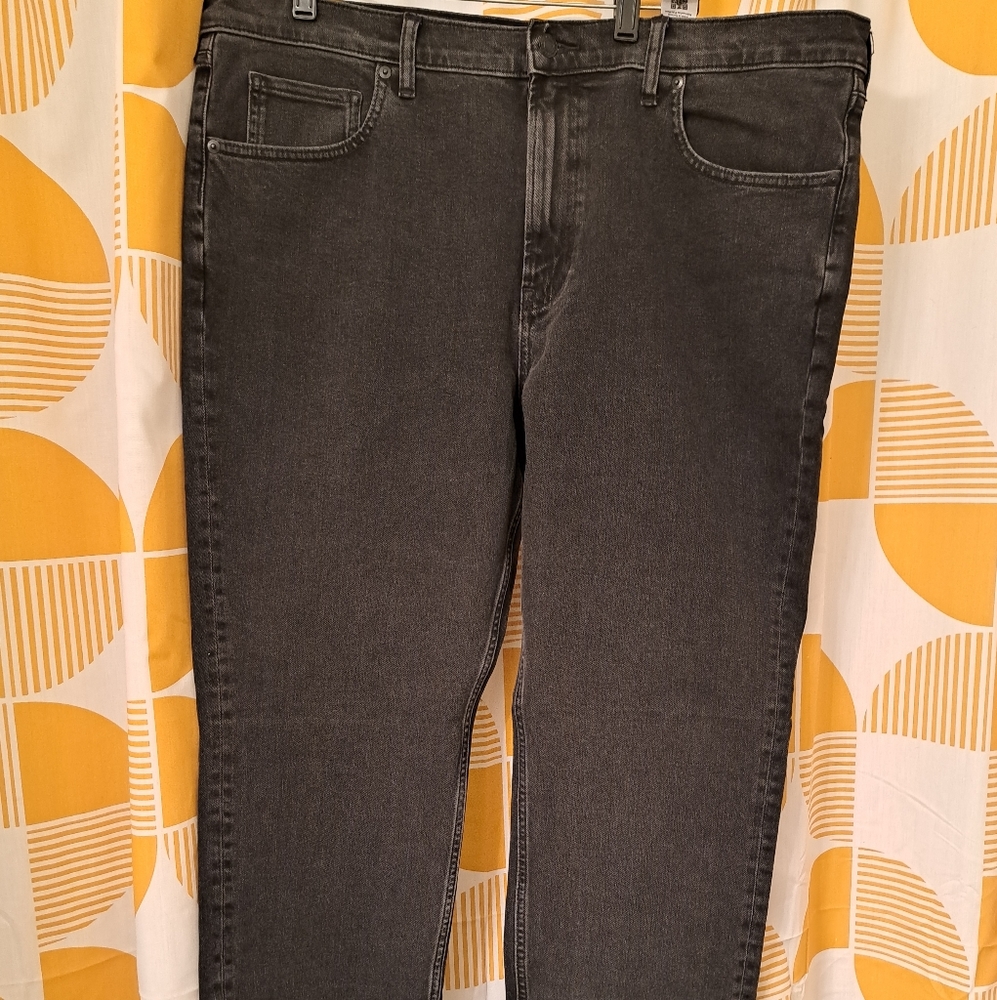 NWT!!! Mens Everlane Uniform Slim  Stretch Jeans Washed Black 40x32
